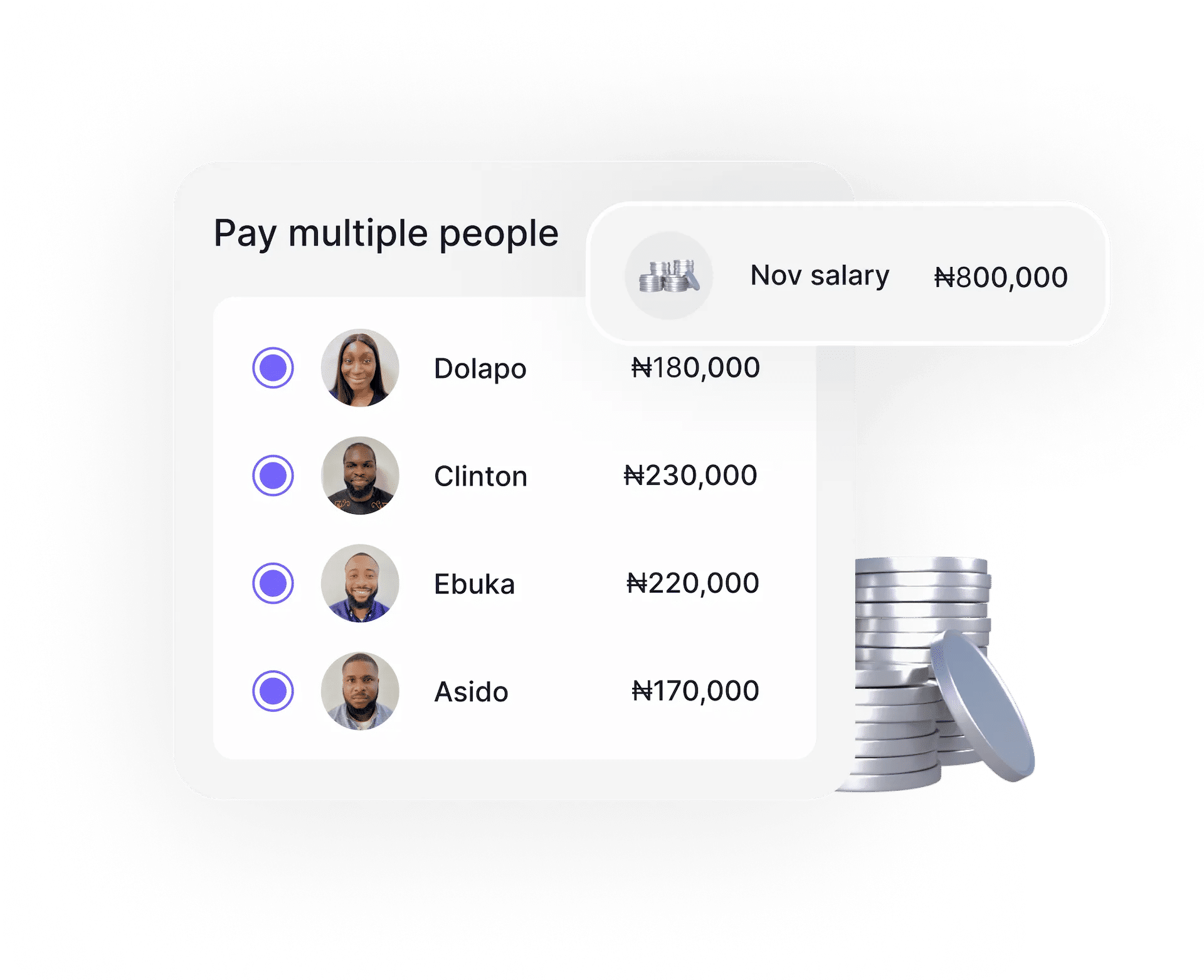 Pay multiple people with Mintyn Bulk payment